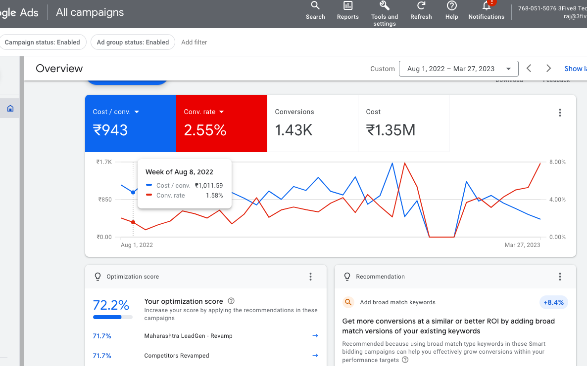 Google Ads Report