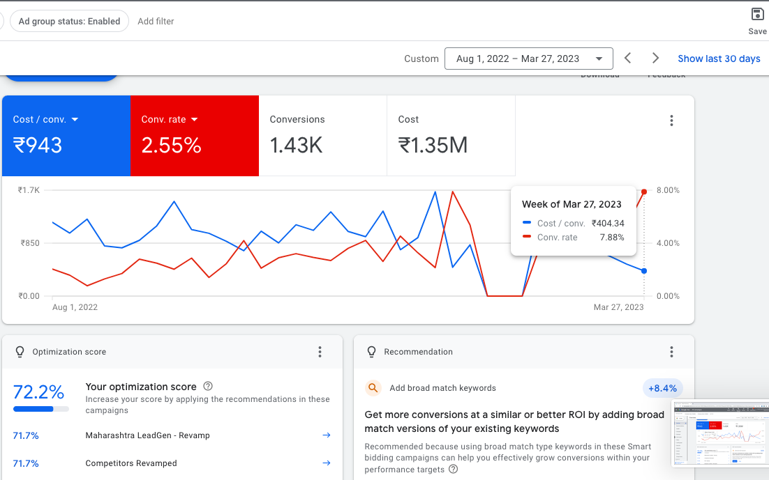 Google Ads Report